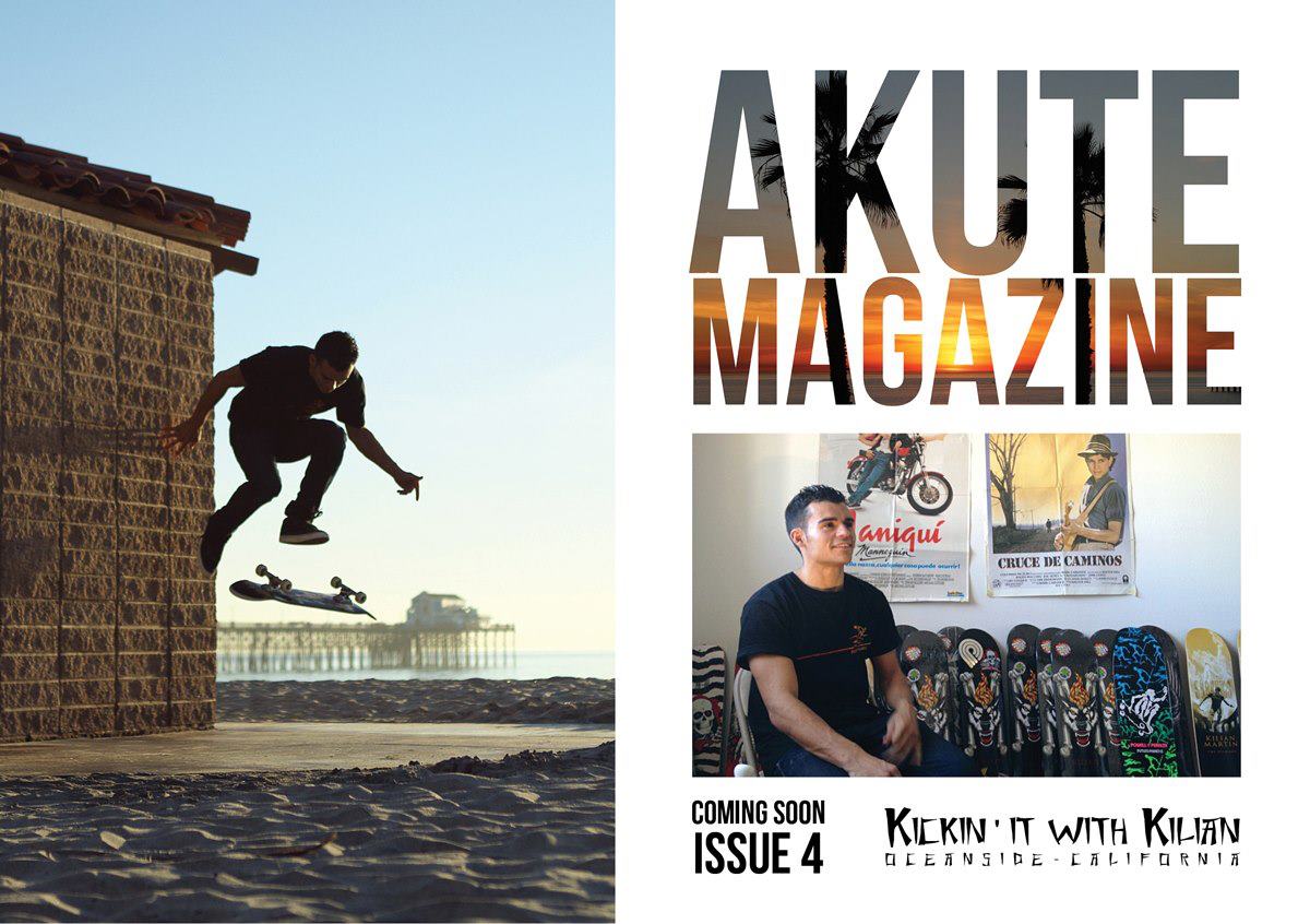 Front page and article for Akute Magazine.