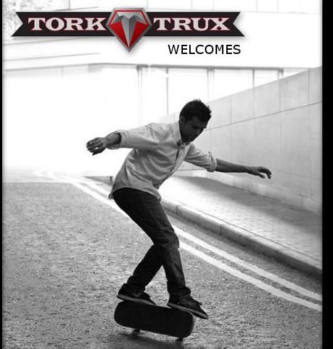 Kilian Martin now sponsored by Tork Trux.